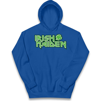 Irish Maiden St Patricks Day Kids Hoodie