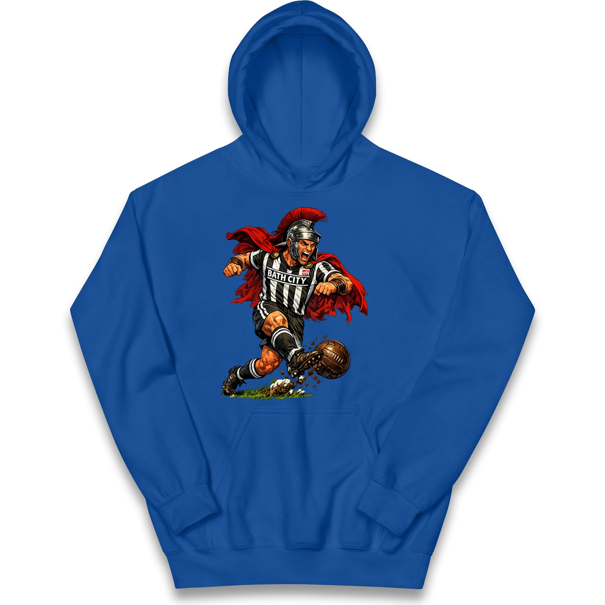 Retro Bath City Football Kids Hoodie