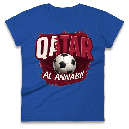 Qatar Retro World Cup Ladies T Shirt