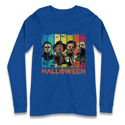 Vintage Villains Halloween Long Sleeve T Shirt