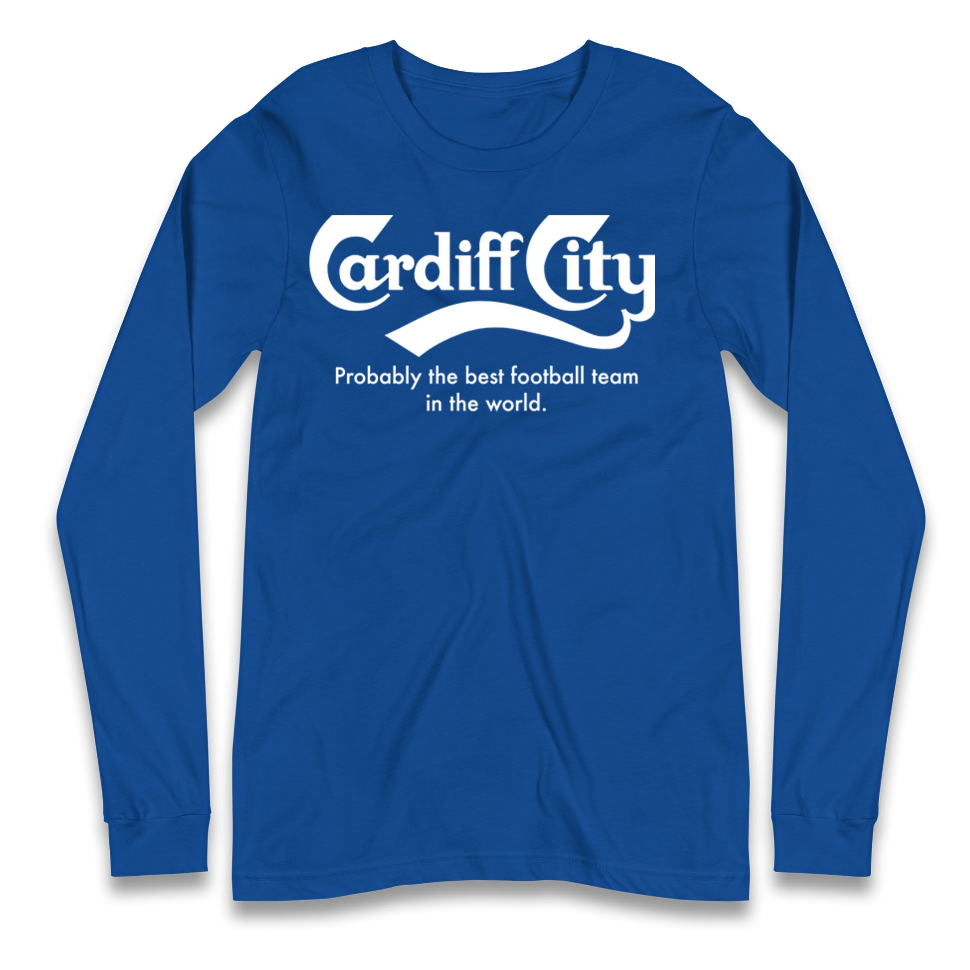 Cardiff City FC Football Longsleeve T Shirt
