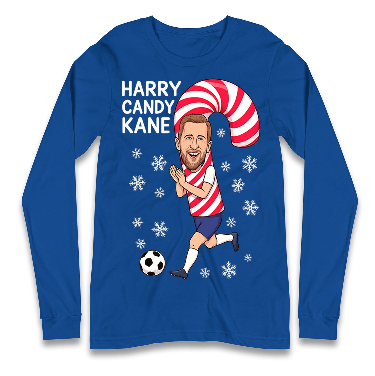 Harry Kane Christmas Longsleeve T Shirt