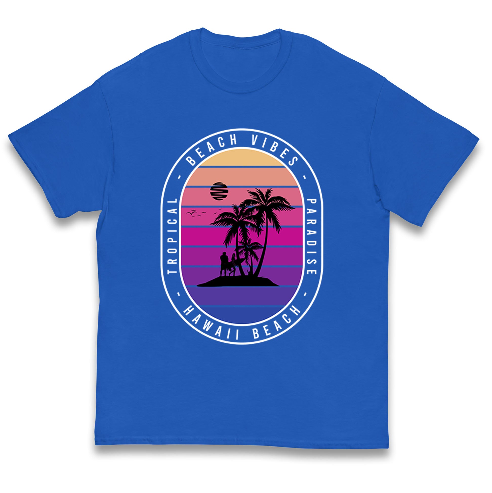 Hawaii Beach Kids T Shirt
