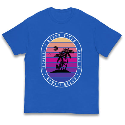 Hawaii Beach Kids T Shirt
