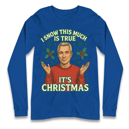 Martin Kemp Christmas Longsleeve T Shirt