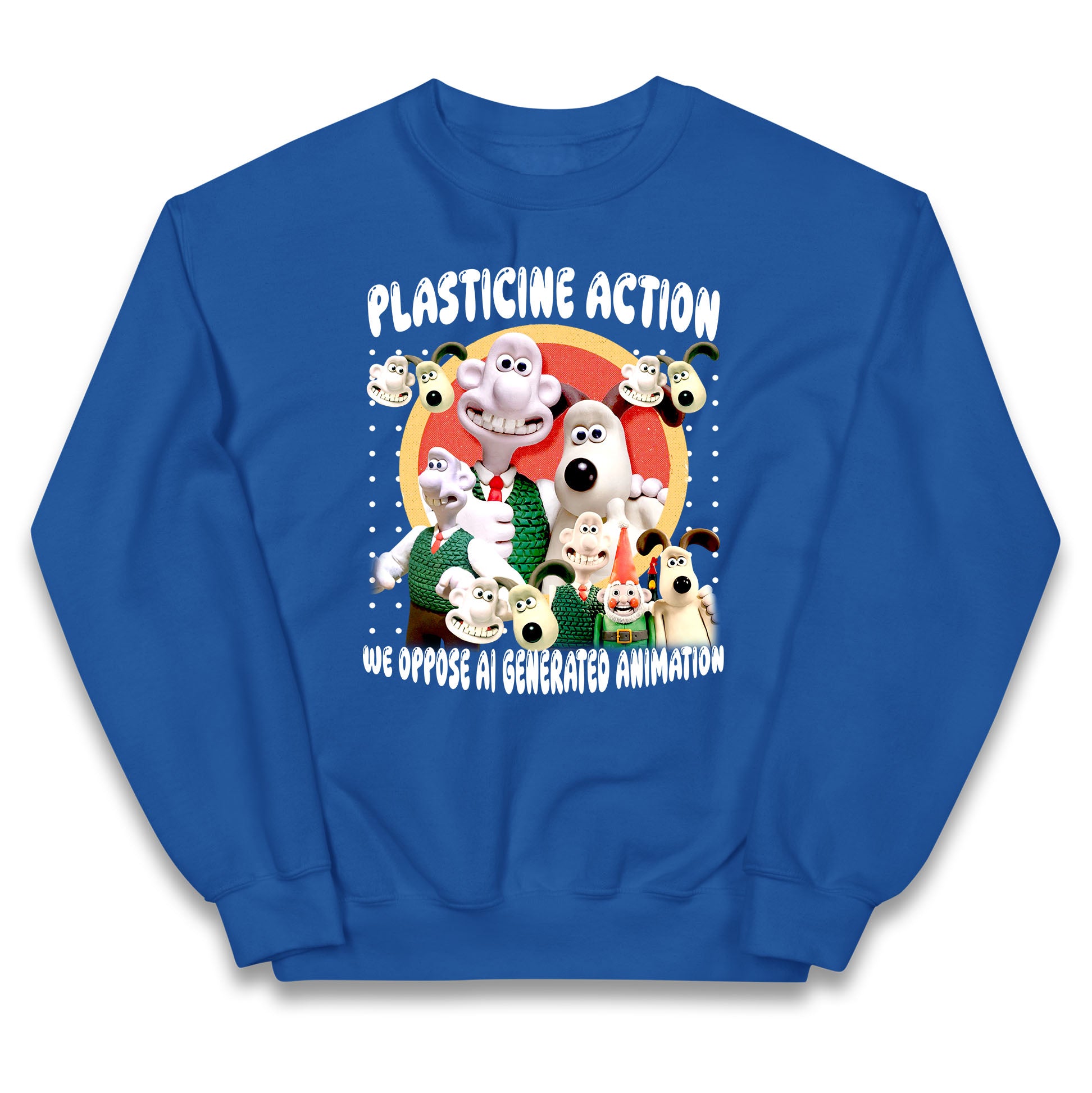 Plasticine Action Figure Kids Jumper