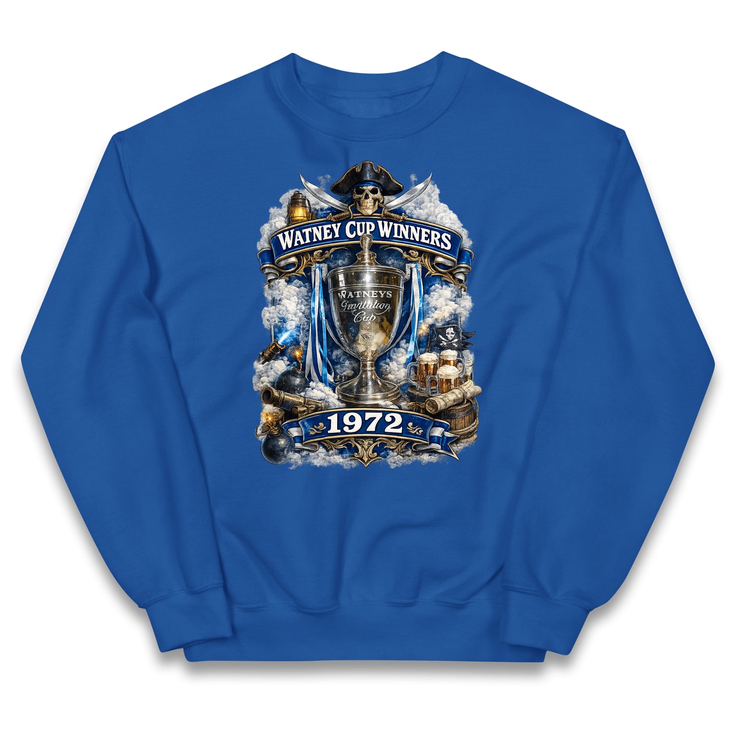 Retro Bristol Rovers Football Kids Jumper