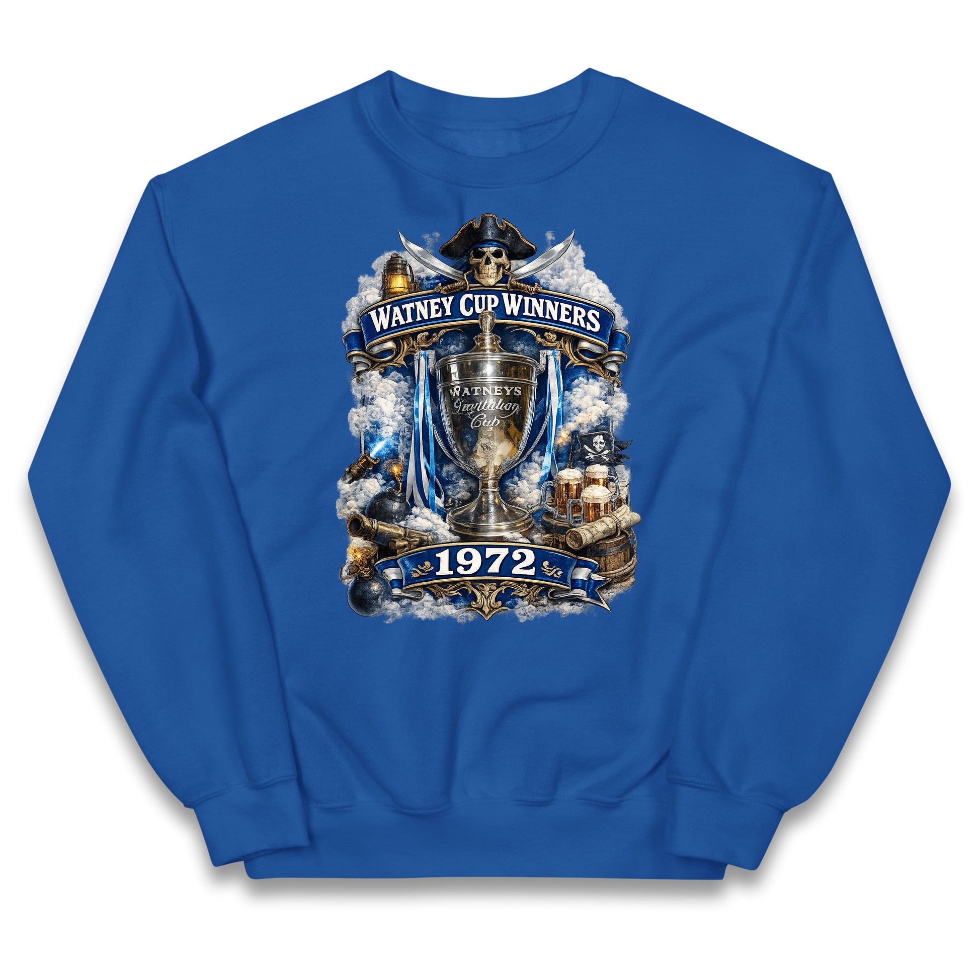 Retro Bristol Rovers Football Kids Jumper