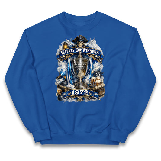 Retro Bristol Rovers Football Kids Jumper