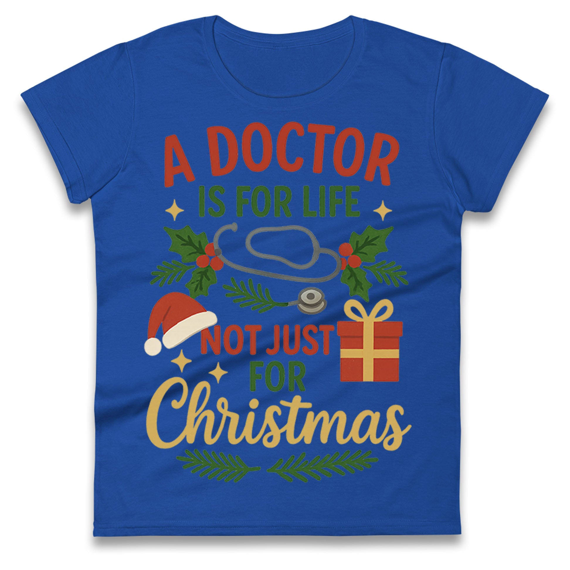 Doctor Christmas Ladies T Shirt