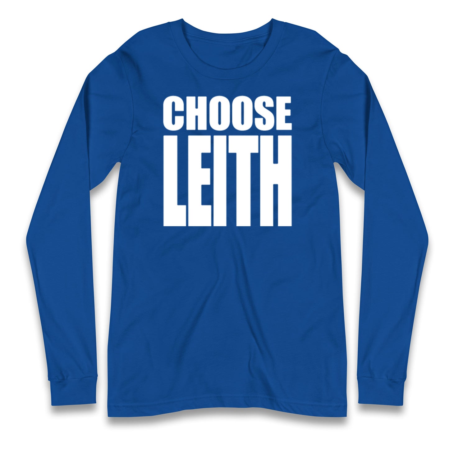 Hibs FC Choose Leith Football Longsleeve T Shirt