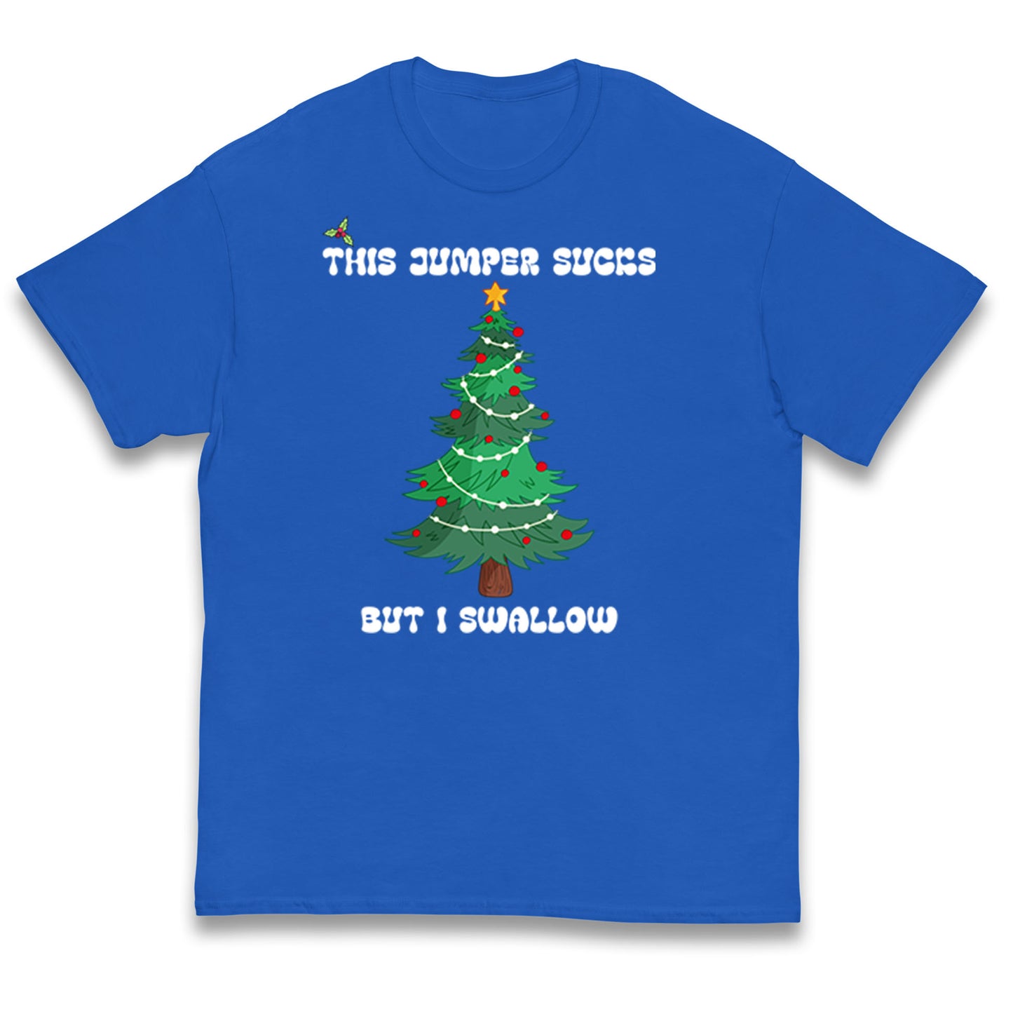 I swallow Christmas Kids T Shirt