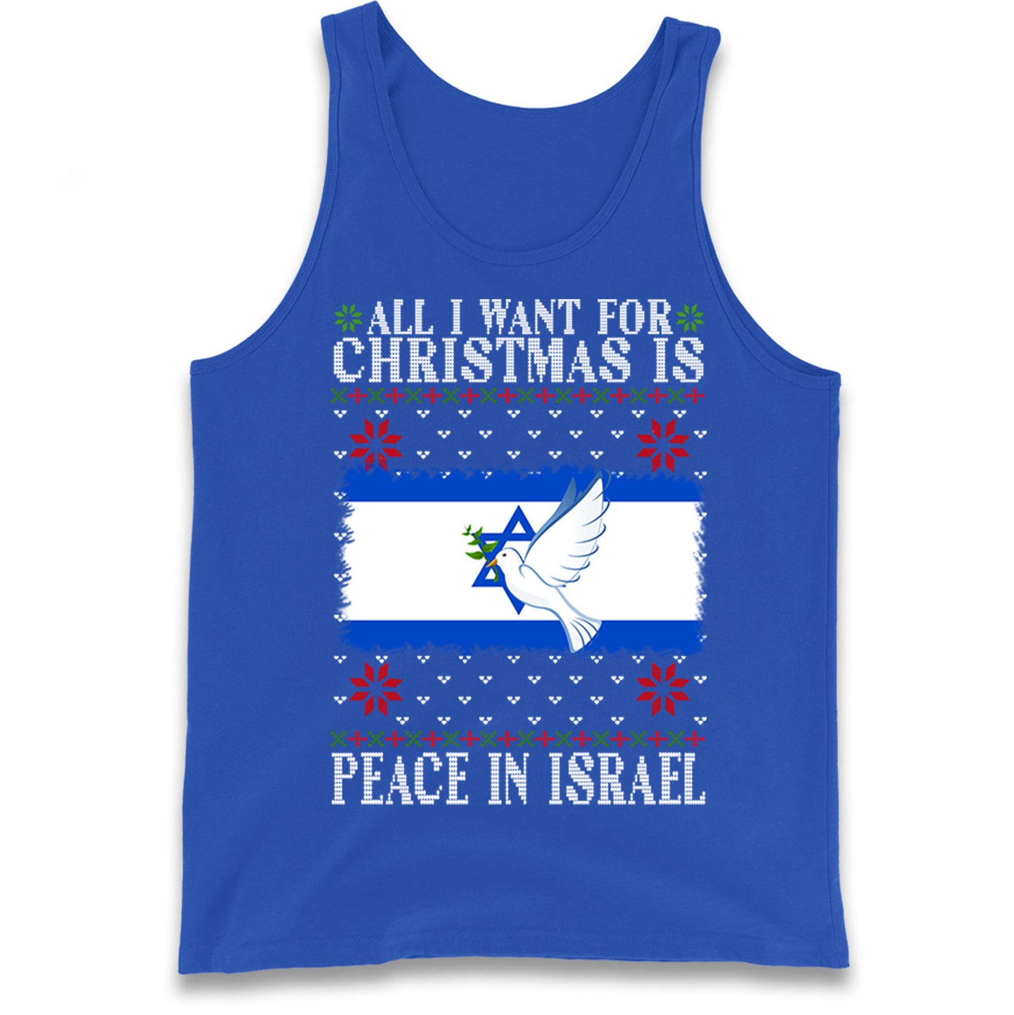 peace in israel tank top