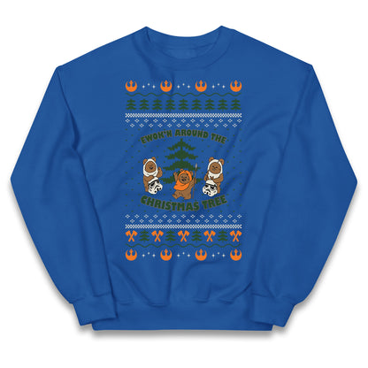 Star Wars Ewoks Christmas Kids Jumper