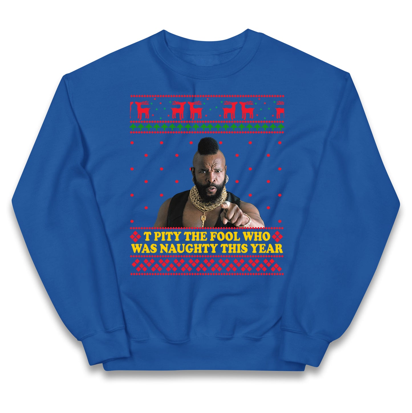 mr t christmas jumper