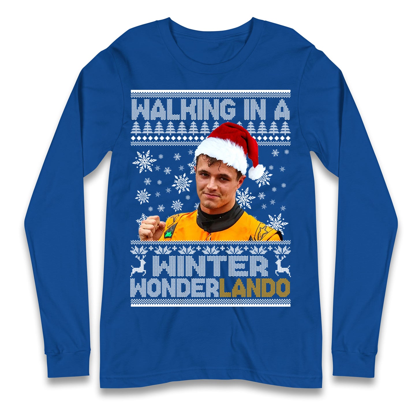 Lando Norris Christmas Longsleeve T Shirt