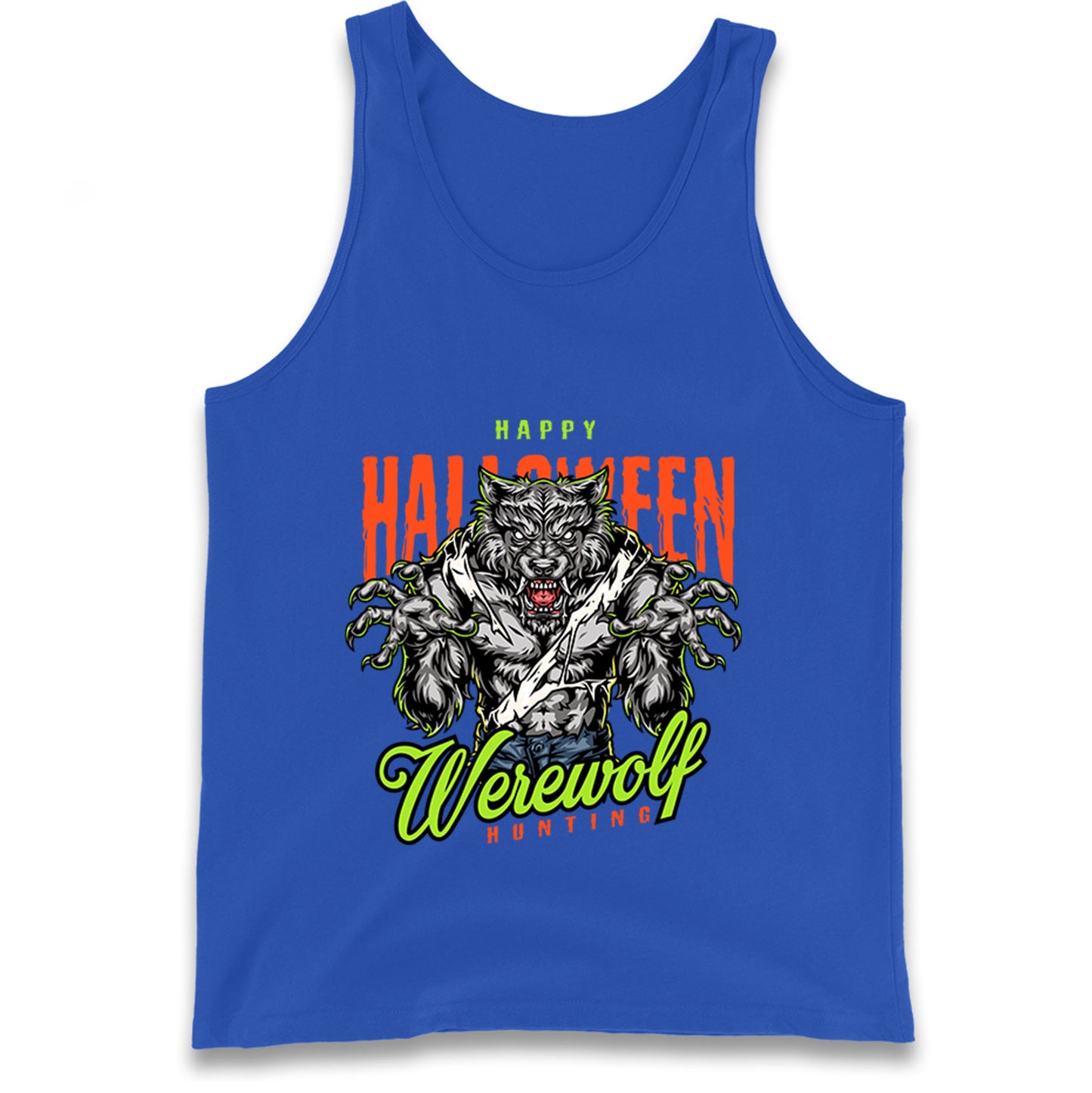 Halloween Werewolf Tank Top
