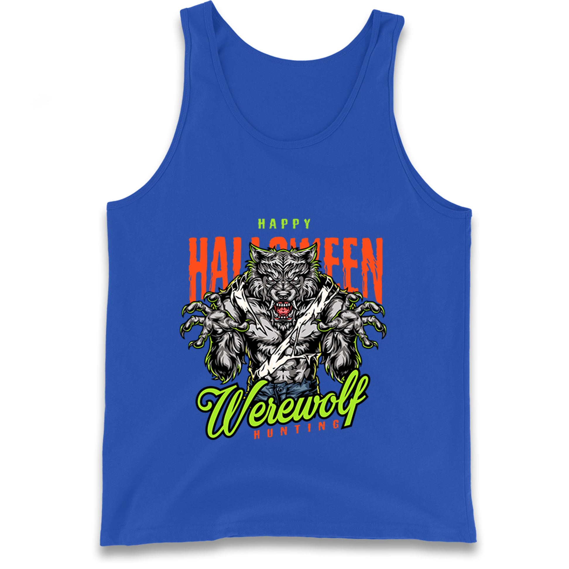 Halloween Werewolf Tank Top