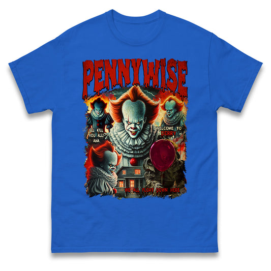 The Clown Pennywise Halloween Bootleg T Shirt