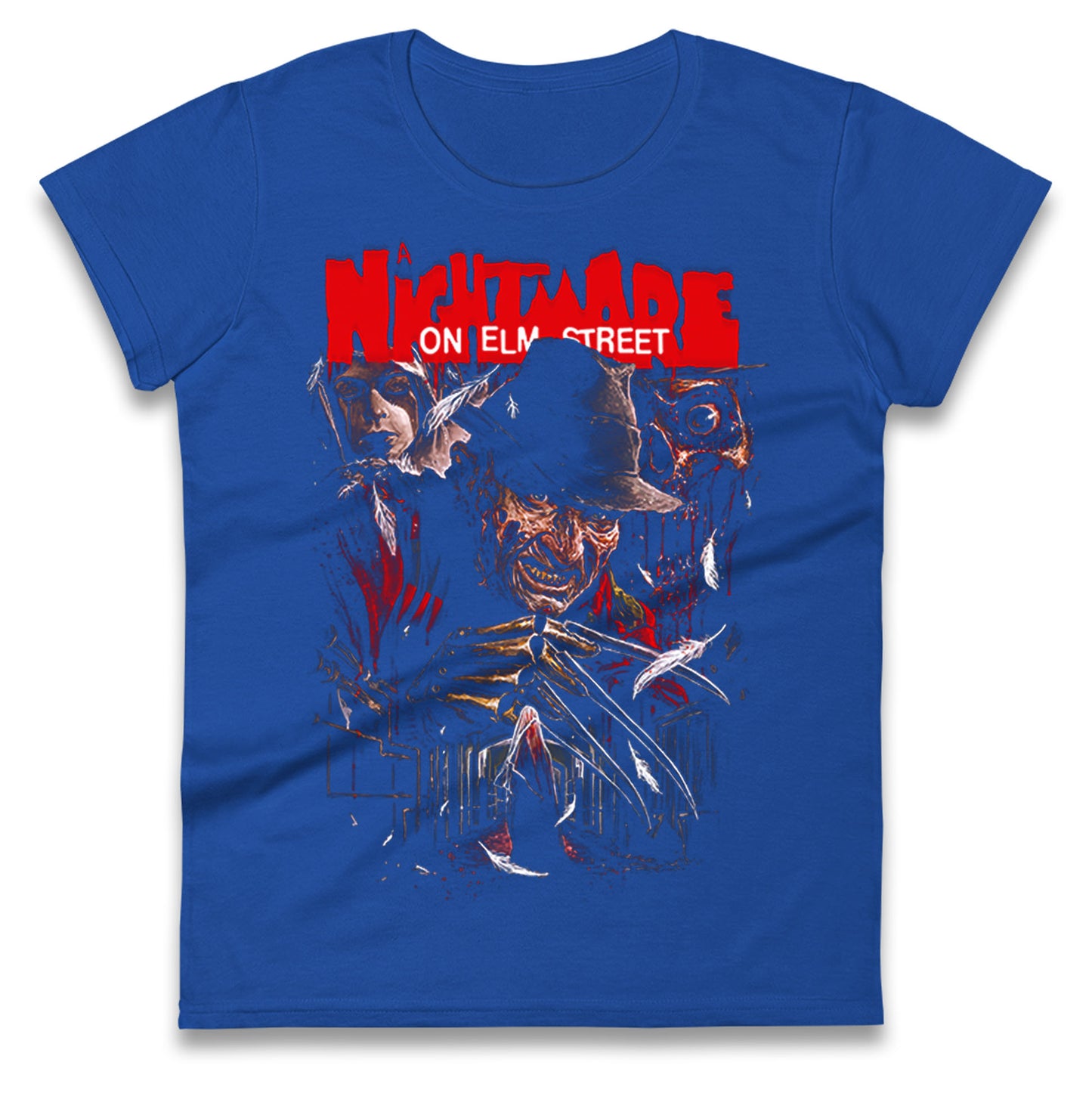 A Nightmare On Elm Street Ladies T Shirt