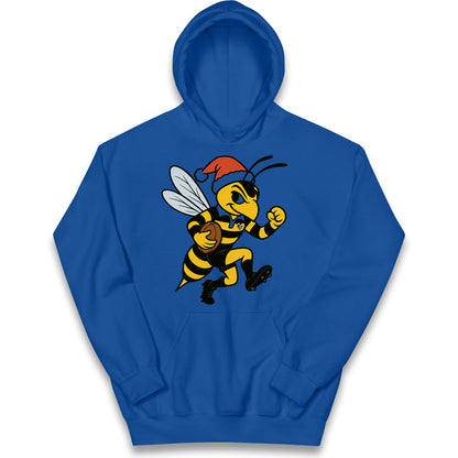 Wasps Rugby Christmas Kids Hoodie