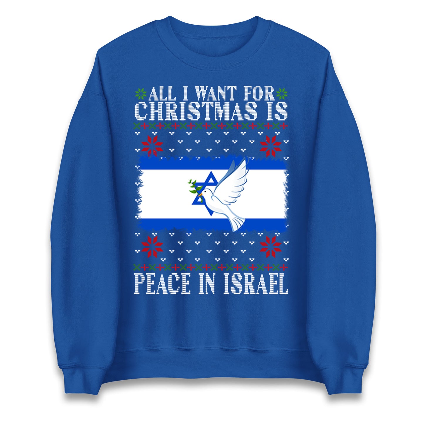 peace in israel sweatshirt