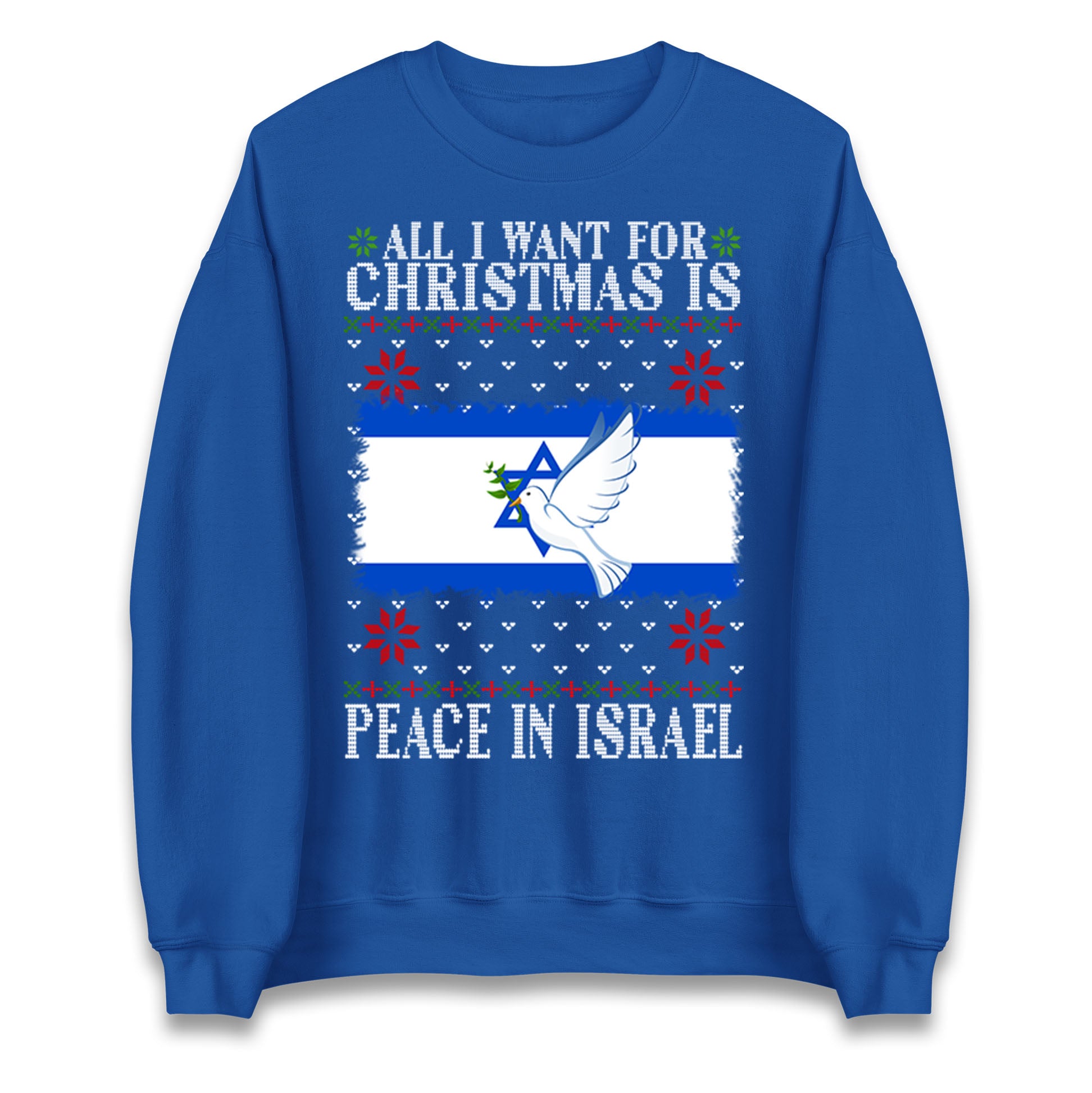 peace in israel sweatshirt