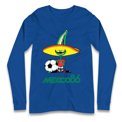 Mexico 86 Mascot Longsleeve T Shirt