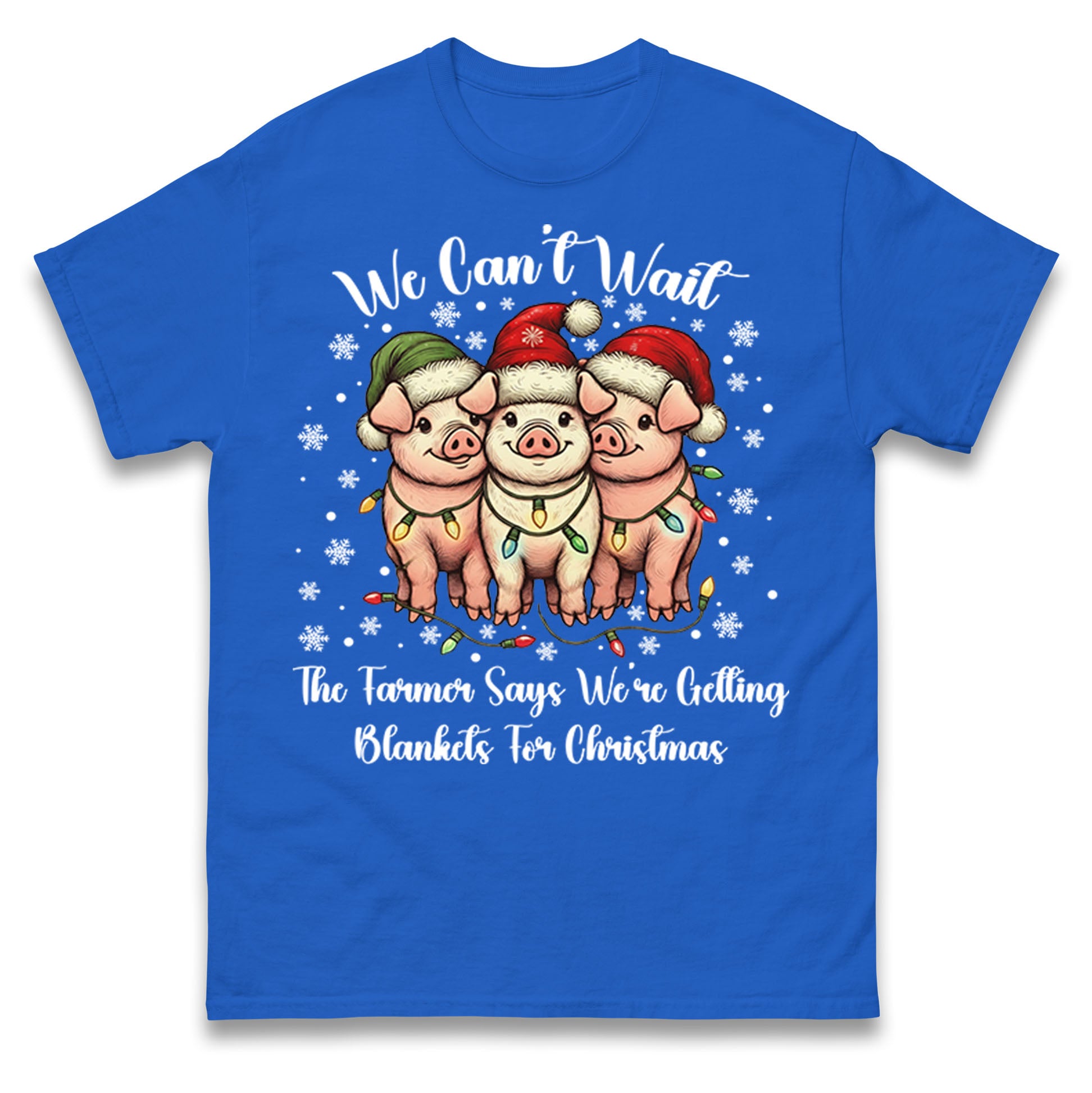 Three Pigs Christmas T Shirt