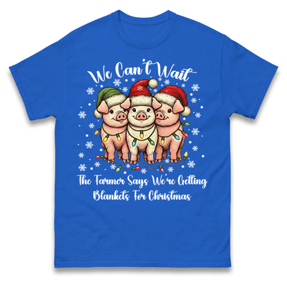 Three Pigs Christmas T Shirt
