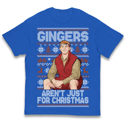 Angry Ginge Xmas Kids T Shirt