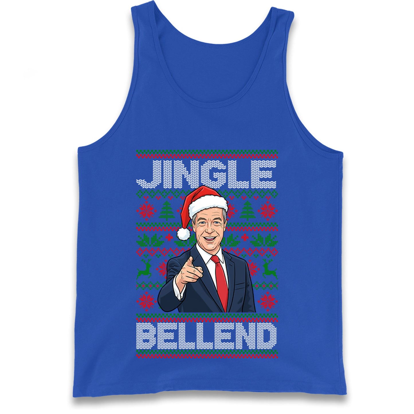 Nigel Farage Christmas Tank Top