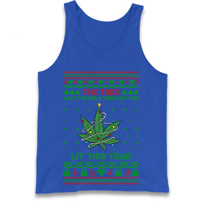 Cannabis Christmas Tank Top