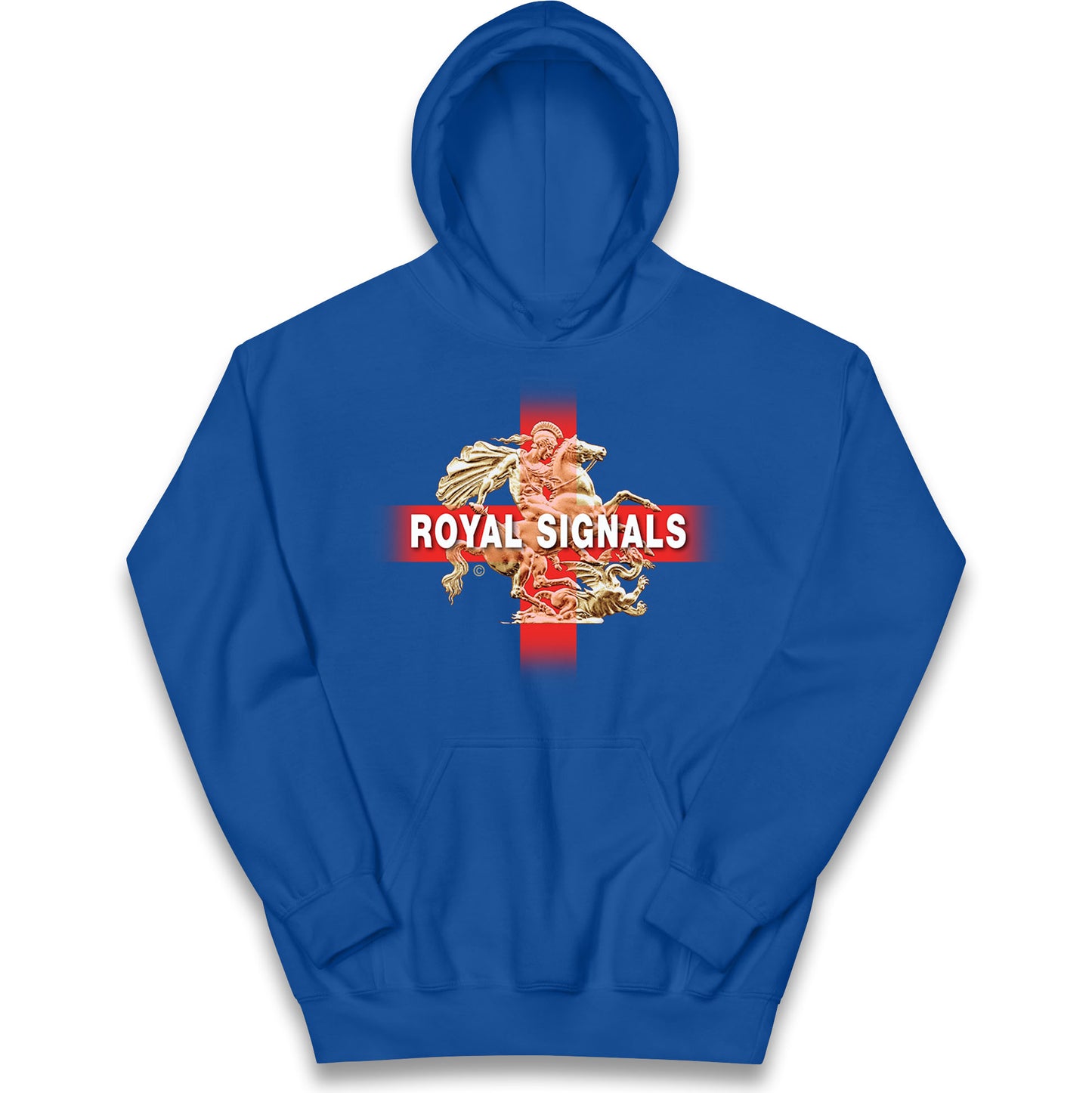 Royal Signals St George and The Dragon Kids Hoodie