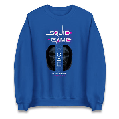 Squid Game Black Mask Sweatshirt