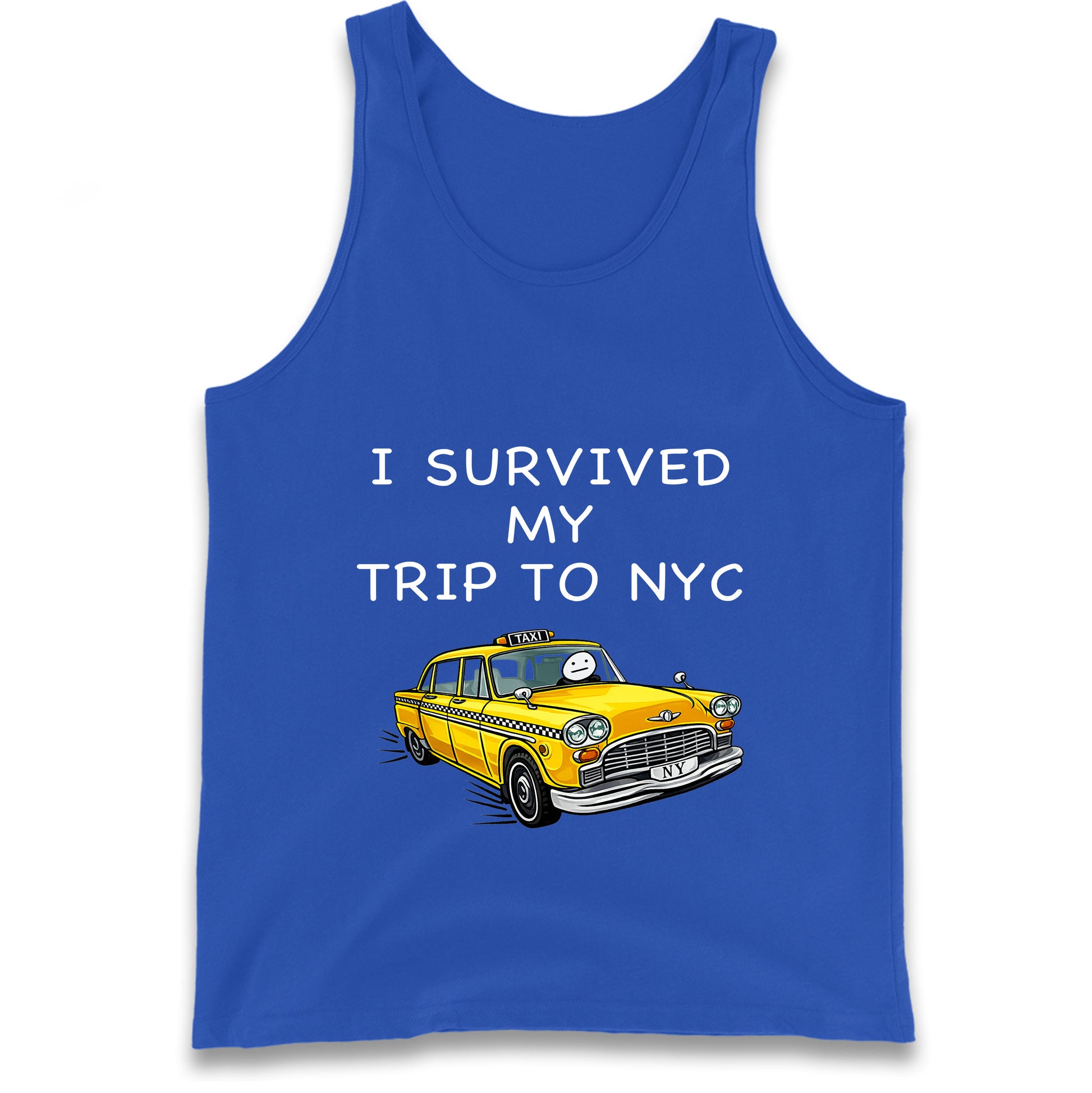 I Survived My Trip To NYC Yellow Taxi Tank Top