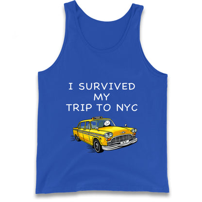 I Survived My Trip To NYC Yellow Taxi Tank Top