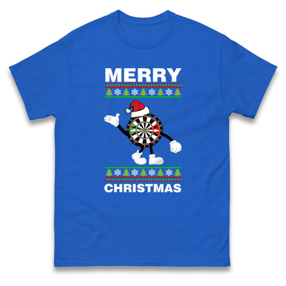 dartboard christmas santa costume t shirt