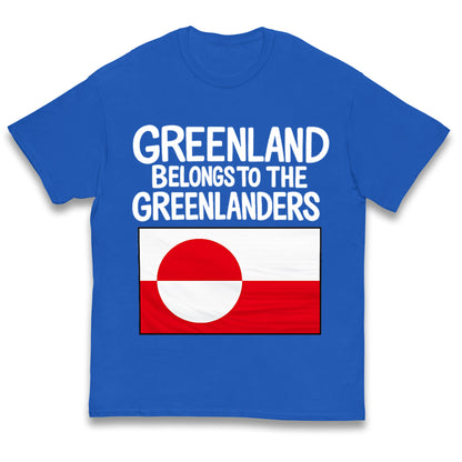 Greenland Belongs To The Greenlanders Kids T Shirt