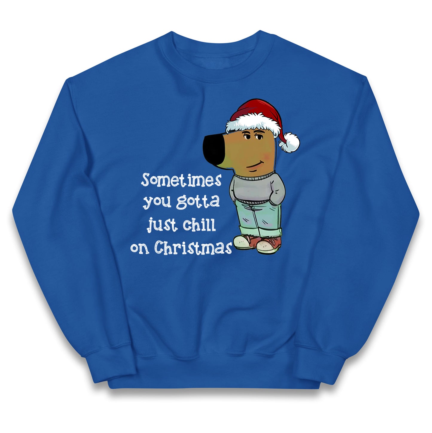 christmas chill guy jumper