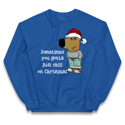 christmas chill guy jumper