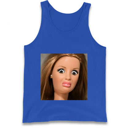 Distressed Doll Face Meme Tank Top