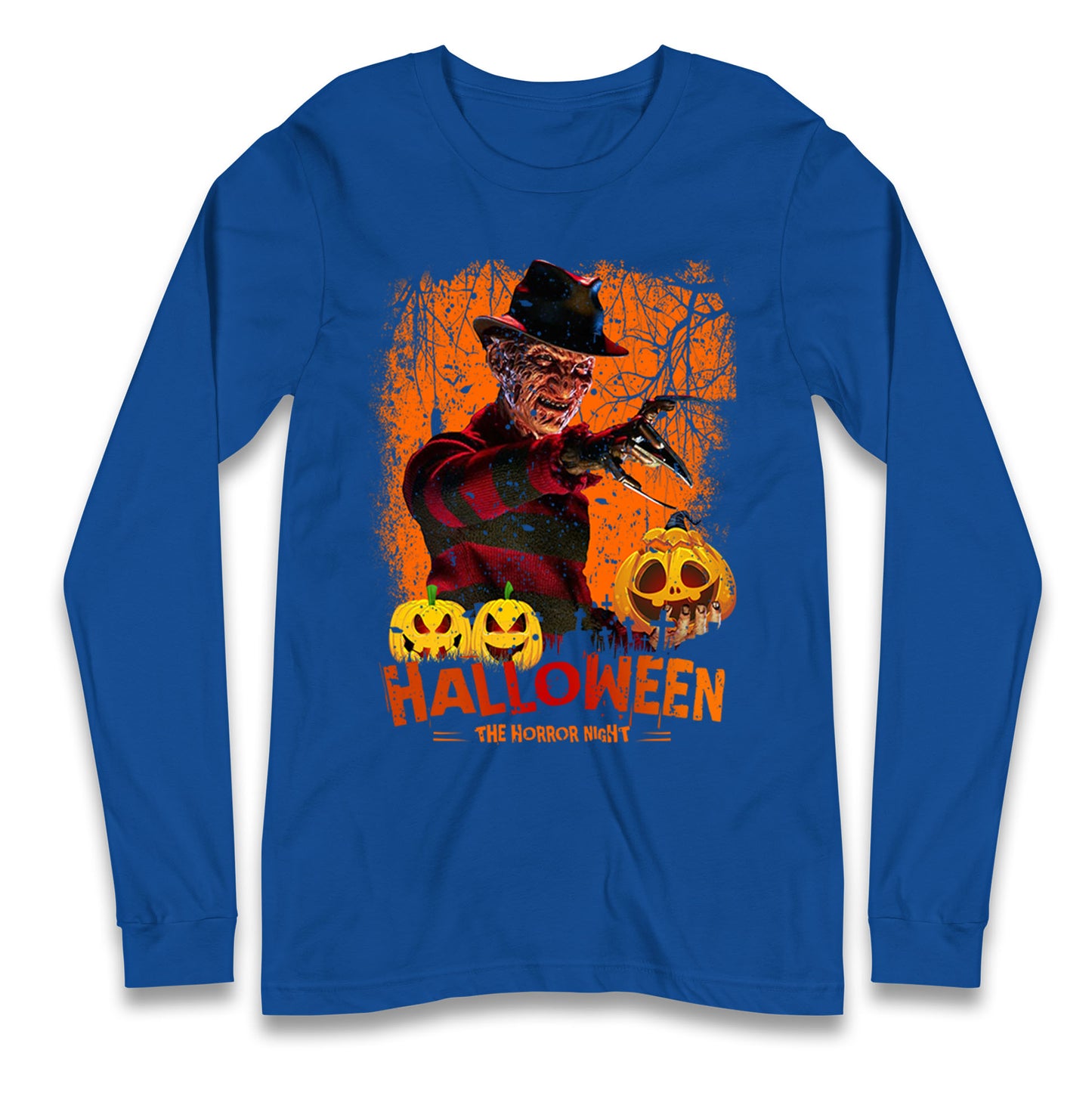 Freddy Krueger Halloween Horror Night Long Sleeve T Shirt