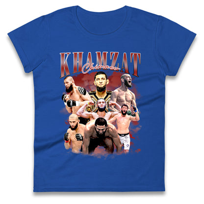 Khamzat Chimaev Ladies T Shirt