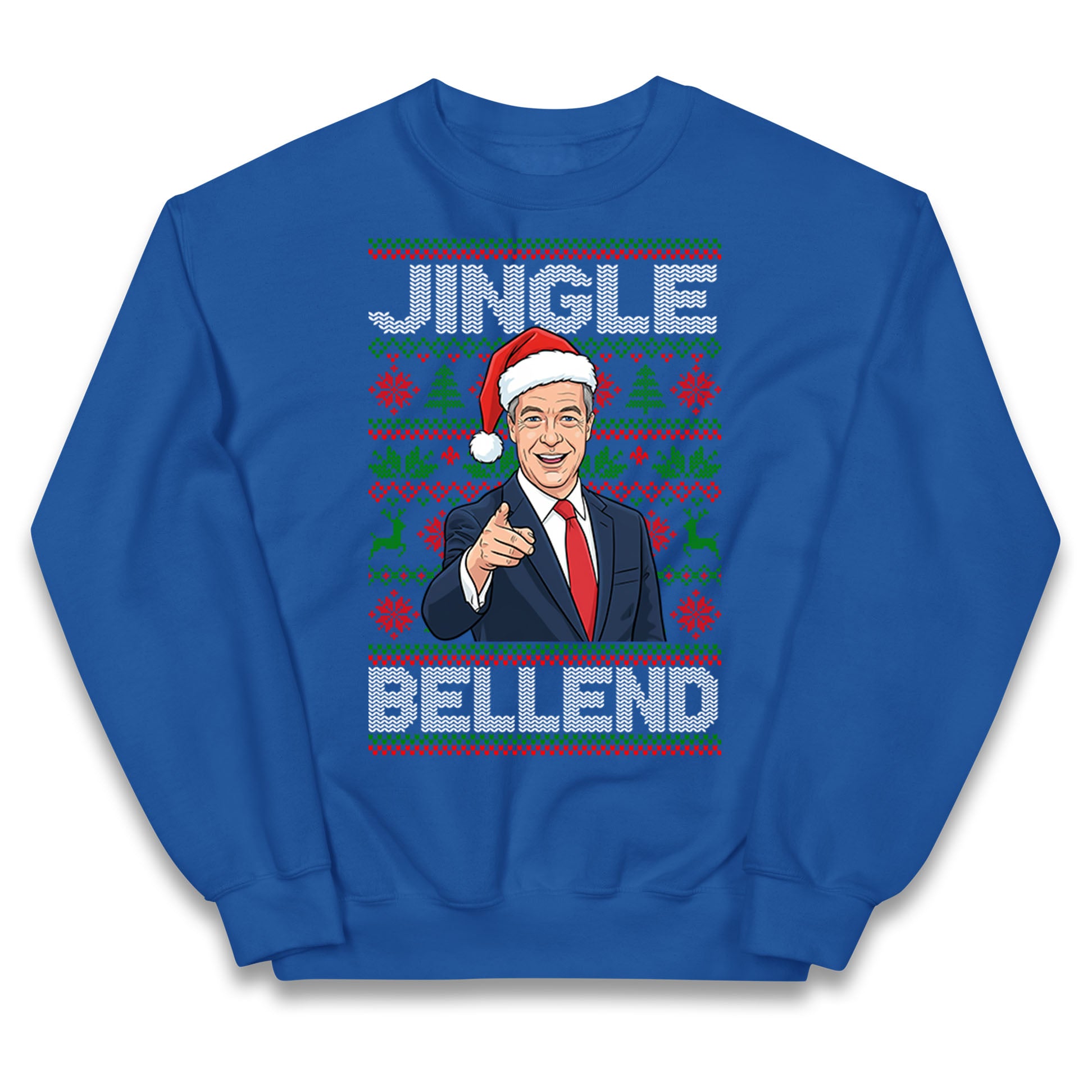 Nigel Farage Christmas Kids Jumper