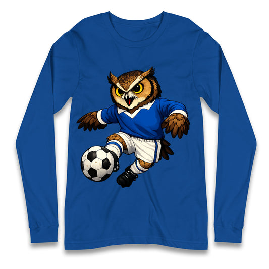 Retro Oldham Football Longsleeve T Shirt