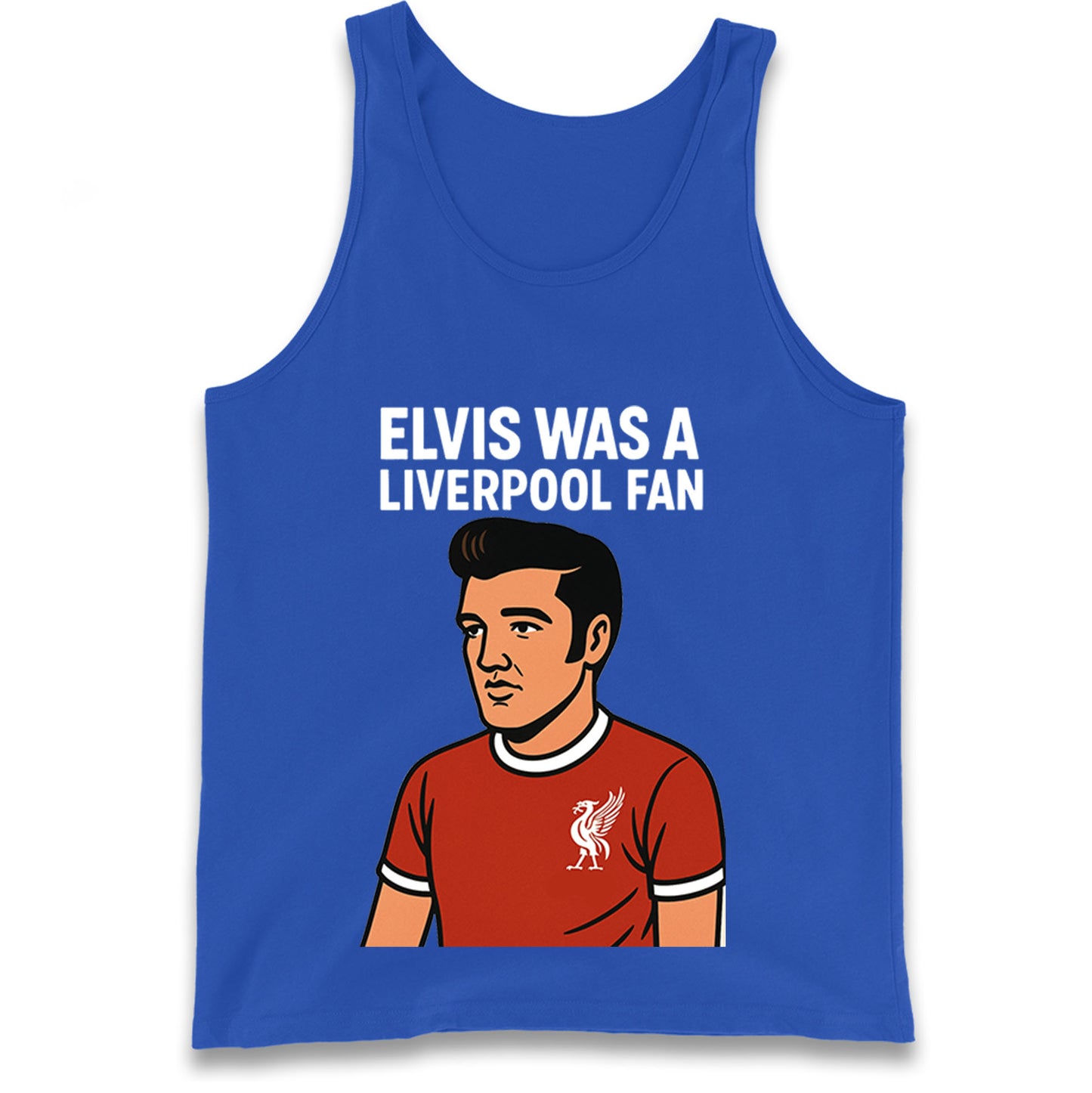 Elvis Presley Liverpool Football Tank Top