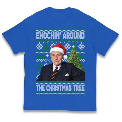 Enoch Powell Enochin Around the Christmas Tree Christmas Kids T Shirt