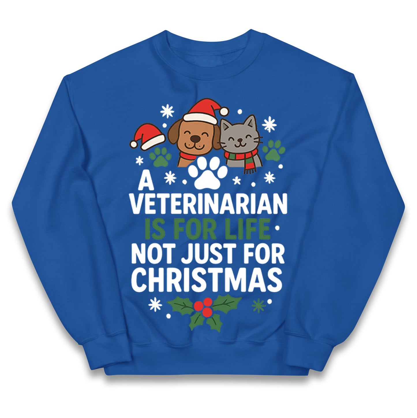 Veterinarian Christmas Kids Jumper
