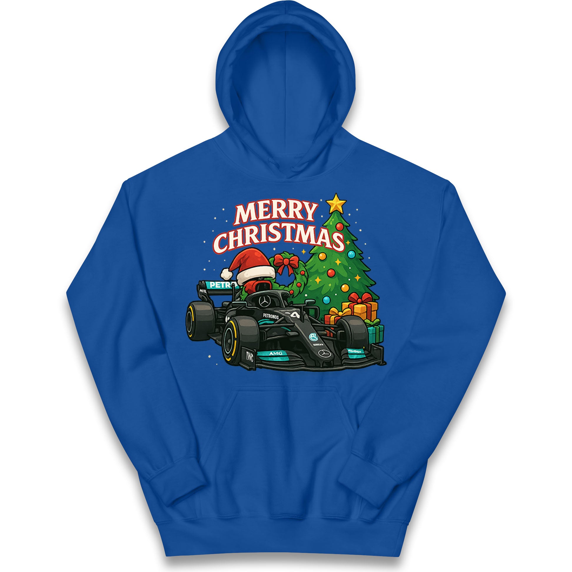 Mercedes F1 Christmas Kids Hoodie
